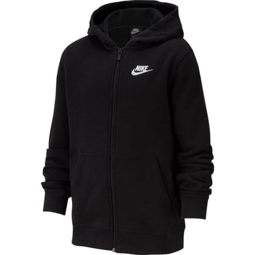 Full-zip Hooded Giacca Con Cappuccio Kids Nero C010 - Nike - Modalova