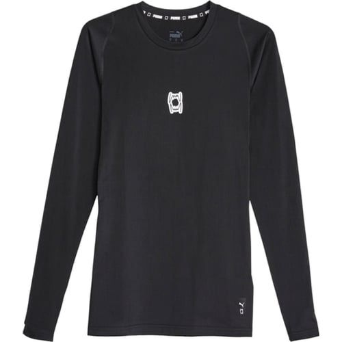 Hoops team longsleeve baselayer, nero - Puma - Modalova