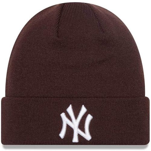 New York Yankees MLB Ny. Y. Essentials Beanie Cappellino Marrone - new era - Modalova