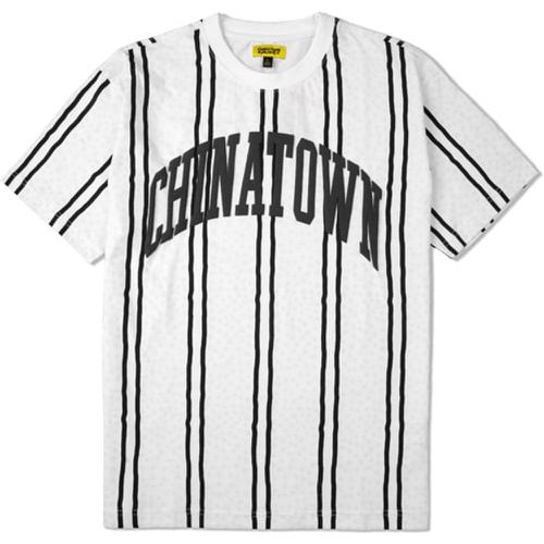 Uv Striped T-Shirt, bianco - Chinatown Market - Modalova