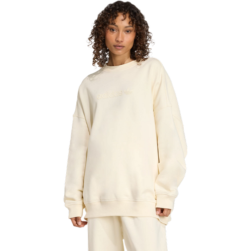 Essentials Oversized Sweatshirt - Sweats, Blanc - Taille 34 - Jersey de coton - Adidas - Modalova
