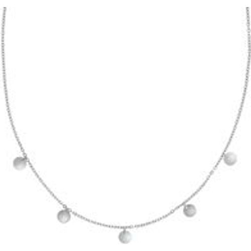 Zeeme Silber Halskette 925/- Sterling Silber 42+3cm Glänzend - Fashion24 DE - Modalova