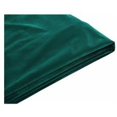 Abziehbarer Bezug Dunkelgrün für Bett fitou 160 x 200 cm Samtstoff Elegant - BELIANI - Modalova