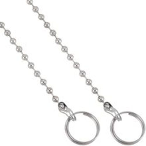 Prixprime - 25 cm lange Kugelkette aus Metall mit Ringen für Abfluss- oder Ablaufstopfen - Fashion24 DE - Modalova