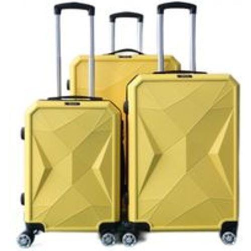 Reisekoffer ABS-03 Koffer 3-teilig Hartschale Trolley Set Kofferset Handgepäck Gepäck Reisetasche - Fashion24 DE - Modalova