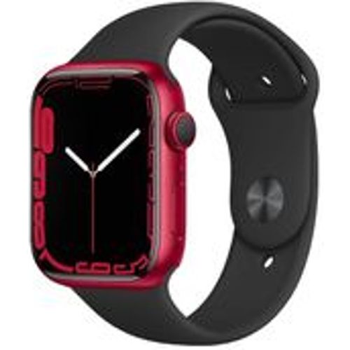 Watch Series 7 (2021) GPS 45 mm - Aluminium - Sportarmband Schwarz - Apple - Modalova