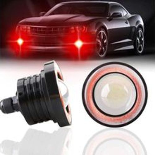 PCS Super Bright 3' Universal led Nebelscheinwerfer Projektor 12V 10W Rot cob Halo Angel Eyes Ringe Motorrad Auto Tagfahrlicht drl Fahrlicht - Fashion24 DE - Modalova