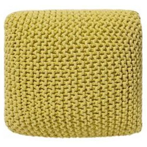 Pouf Gelb Baumwolle Rechteckig Modern/Minimalismus - BELIANI - Modalova