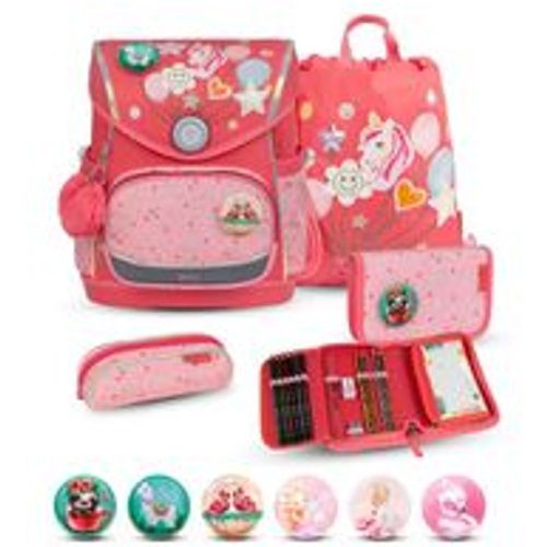 Rucksack Compact Plus Premium Schulranzen Set 5-t. Rose Quartz Tasche - Belmil - Modalova