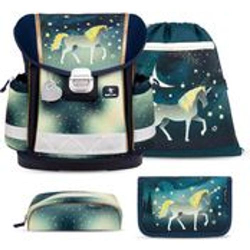 Rucksack ergonomisches Schulranzen-Set 4-teilig "Sparkling Unicorn" - Belmil - Modalova