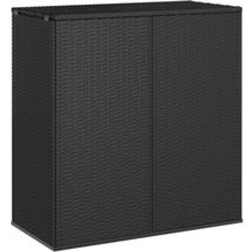 Garten-Kissenbox pe Rattan 100x49x103,5 cm Schwarz - VIDAXL - Modalova