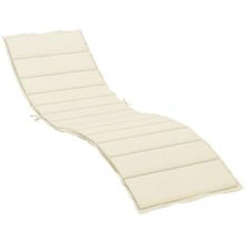 Sonnenliegen-Auflage Creme 200x60x3 cm Oxford-Gewebe - VIDAXL - Modalova