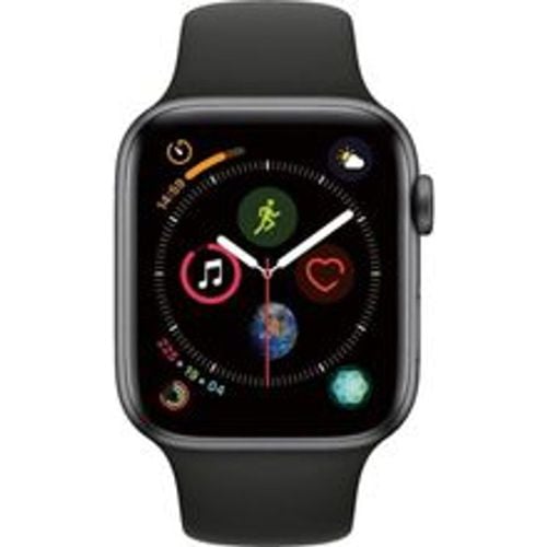 Watch Series 4 (2018) GPS + Cellular 44 mm - Aluminium Space - Sportarmband Schwarz - Apple - Modalova