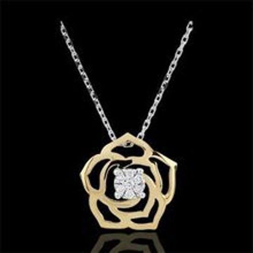 Edenly Collier BlÃ¼te - Wahrhaftige Rose - Gelbgold - 18 Karat - Fashion24 DE - Modalova