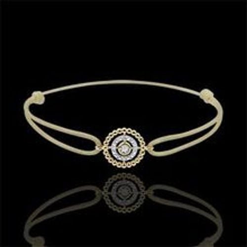 Edenly Armband Fleur de Sel - Kranz - Gelbgold - Beiges Band - Fashion24 DE - Modalova