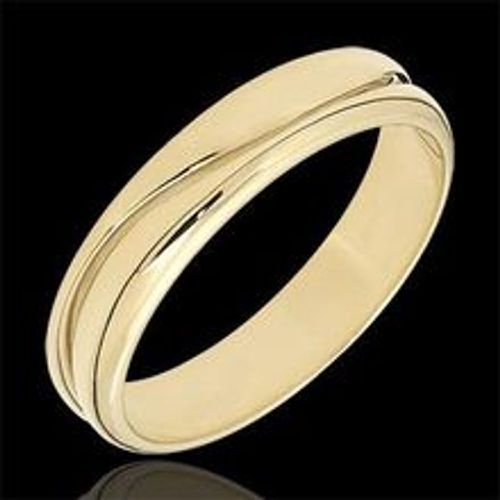 Edenly Ring Amour - Herren Trauring in Gelbgold - 18 Karat - Fashion24 DE - Modalova