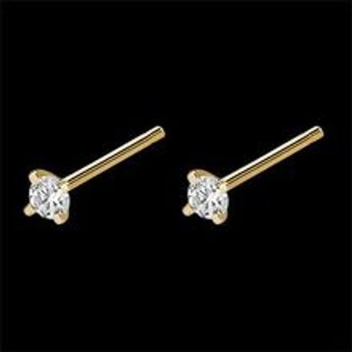 Edenly Diamant-Ohrringe Frische - Funkeln - Ohrstecker 9 Karat Gelbgold und Dia - Fashion24 DE - Modalova