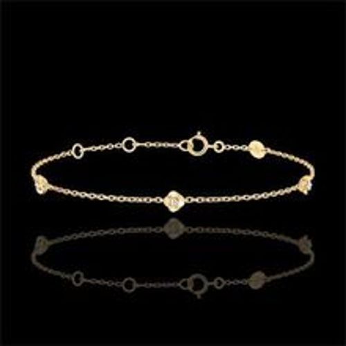 Edenly Armband BlÃ¼te - RosenkrÃ¤nzchen - Diamant - Gelbgold, WeiÃŸgold - 9 Kar - Fashion24 DE - Modalova