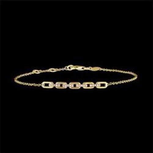 Edenly Armband Auge des Orients - Kubanische Kettenglieder - 18 Karat Gelbgold - Fashion24 DE - Modalova