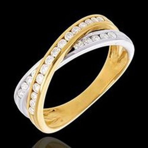 Edenly Ring Ellipse mit Diamanten besetzt - 0.38 Karat - 25 Diamanten - Fashion24 DE - Modalova