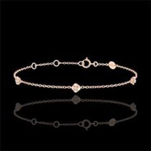 Edenly Armband BlÃ¼te - RosenkrÃ¤nzchen - Diamant - RosÃ©gold, WeiÃŸgold - 9 Ka - Fashion24 DE - Modalova