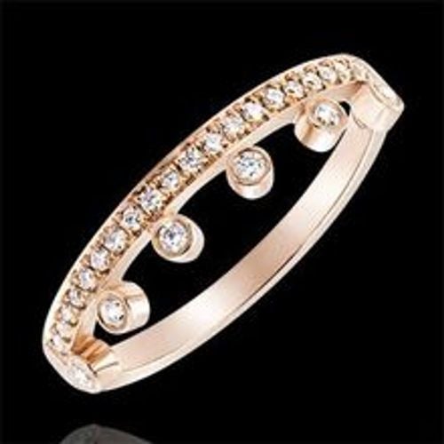 Edenly Ring Vielfalt - MajestÃ¤t - 18 Karat RosÃ©gold und Diamanten - Fashion24 DE - Modalova