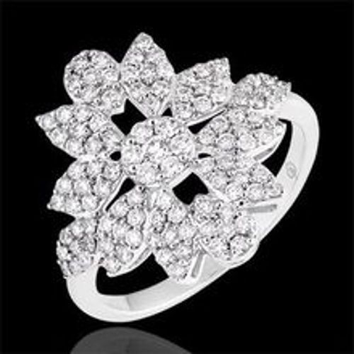 Edenly Ring Schicksal - Winterblume - 750er WeiÃŸgold und Diamanten - Fashion24 DE - Modalova