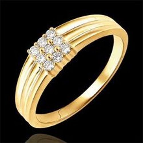 Edenly Ring DÃ¤mmerschein - Diamanten-PavÃ© - 18 Karat Gelbgold und Diamanten - Fashion24 DE - Modalova