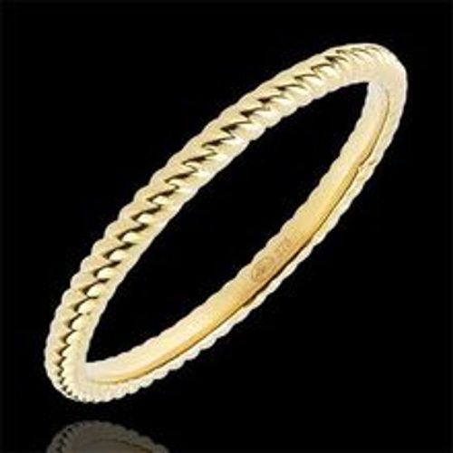 Edenly Ring Goldenes Seil - Gelbgold - Fashion24 DE - Modalova