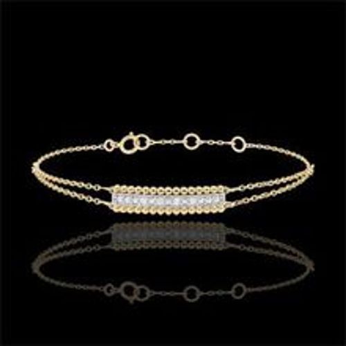 Edenly Armband Fleur de Sel - Zwei Ringe - Gelbgold - 9 Karat - Fashion24 DE - Modalova