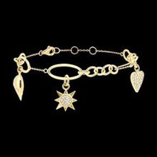 Edenly Armband Frische - Talisman - 9 Karat Gelbgold und Diamanten - Fashion24 DE - Modalova