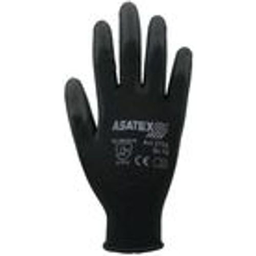 Handschuhe Gr.8 schwarz EN 388 PSA II Nyl.m.PU ASATEX - Fashion24 DE - Modalova