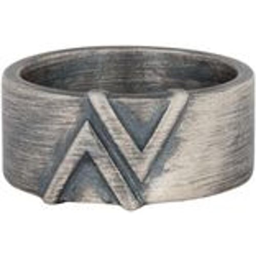 Ring 925/- Sterling Silber ohne Stein Geschwärzt (Größe: 058 (18,5)) - CAI - Modalova