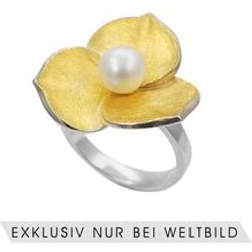 Ursula Christ Ring Blüte Silber 925 bicolor (Größe: 17 mm) - Fashion24 DE - Modalova