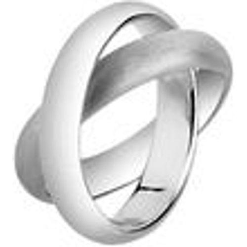Ring Wickelring Basic Gebürstet 925 Silber (Farbe: Silber, Größe: 58 mm) - NENALINA - Modalova