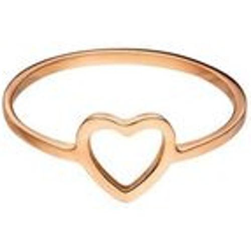 Ring "Heart Ring" Edelstahl (Farbe & Größe: rosegold, 54) - Paul Valentine - Modalova