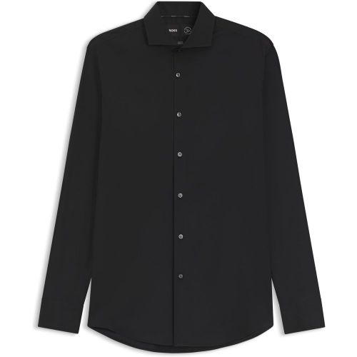 Chemise Slim Fit en popeline de coton mélangé facile à repasser - Boss - Modalova