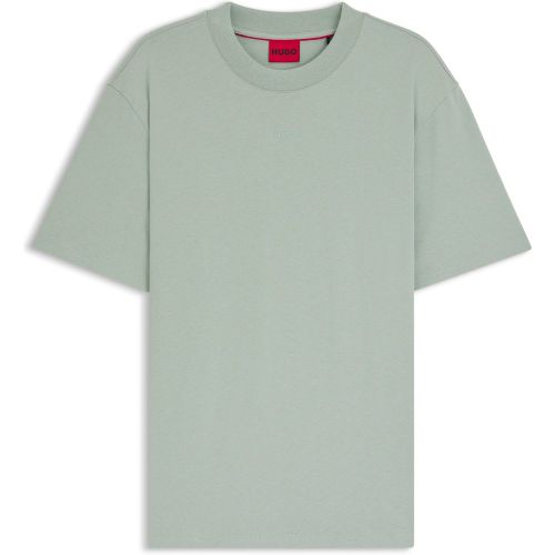 T-shirt décontracté en coton à logo imprimé - HUGO - Modalova