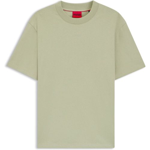 T-shirt décontracté en coton à logo imprimé - HUGO - Modalova