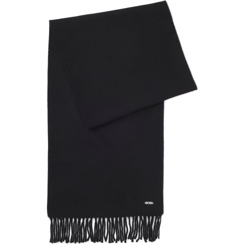Écharpe en laine avec rivet logoté - Boss - Modalova