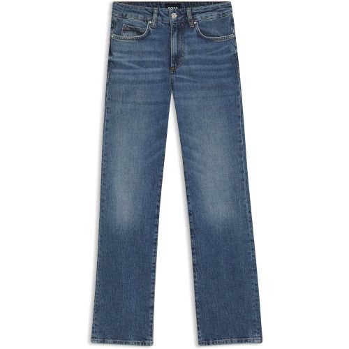 Jean Slim en denim stretch bleu confortable effet marbré - Boss - Modalova