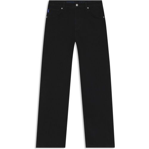 Jean Relaxed en denim noir - HUGO - Modalova