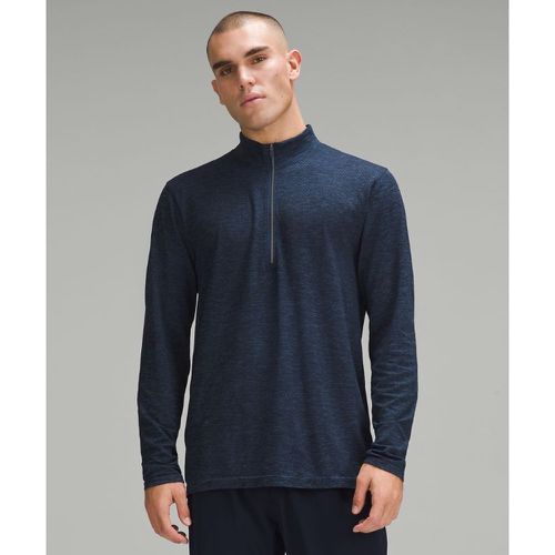 – Metal Vent Tech Sweater mit halblangem Reißverschluss für Männer – Blau – Größe M - lululemon - Modalova