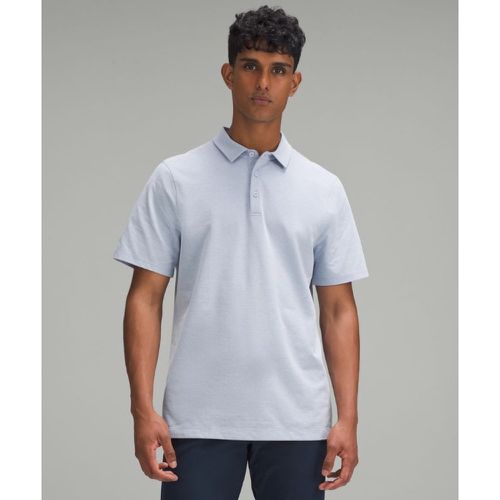 – Evolution Kurzarm-Poloshirt Oxford für Männer – Blau/Pastel – Größe XS - lululemon - Modalova