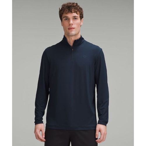 – Langarm-Golfshirt mit halblangem Reißverschluss für Männer – Blau – Größe XS - lululemon - Modalova