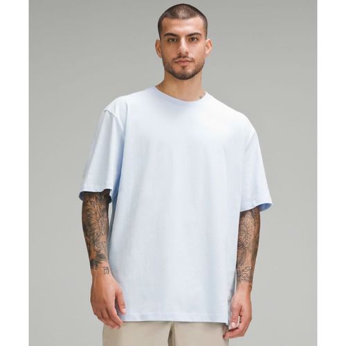 – T-Shirt aus schwerem Baumwoll-Jersey für Männer – Blau/Pastel – Größe M - lululemon - Modalova