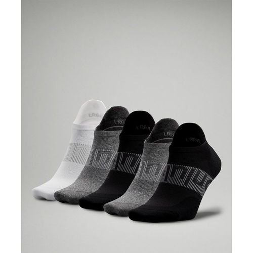 – Power Stride Tab Socken 5er-Pack für Männer – Schwarz/Weiß/Grau – Größe M - lululemon - Modalova