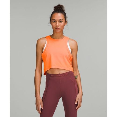 – Open-Back Cropped Training Tank Top für Frauen – Orange – Größe 10 - lululemon - Modalova