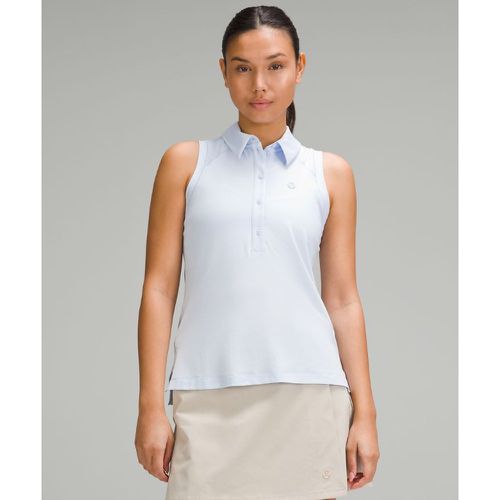 – Quick Dry Ärmelloses Poloshirt Mit geradem Saum für Frauen – Blau/Pastel – Größe 8 - lululemon - Modalova