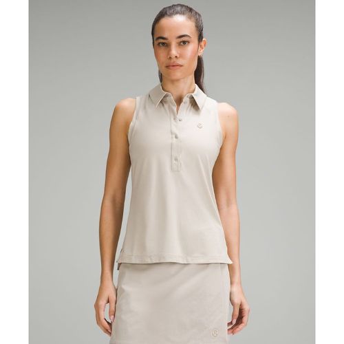 – Quick Dry Ärmelloses Poloshirt Mit geradem Saum für Frauen – Weiß – Größe 4 - lululemon - Modalova